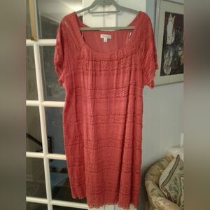 Coral Dress Barn Dress